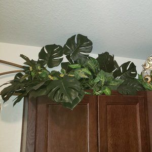Large Monstera Palm Leaves (fake plant leaves)